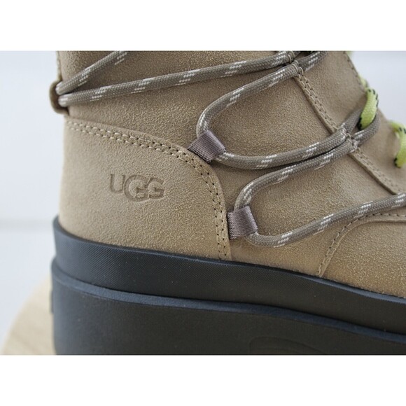 UGG‎ BRISBANE LACE UP MUSTARD SEED SUEDE WOMEN'S BOOTS US SIZE 9.5 - Picture 2 of 13